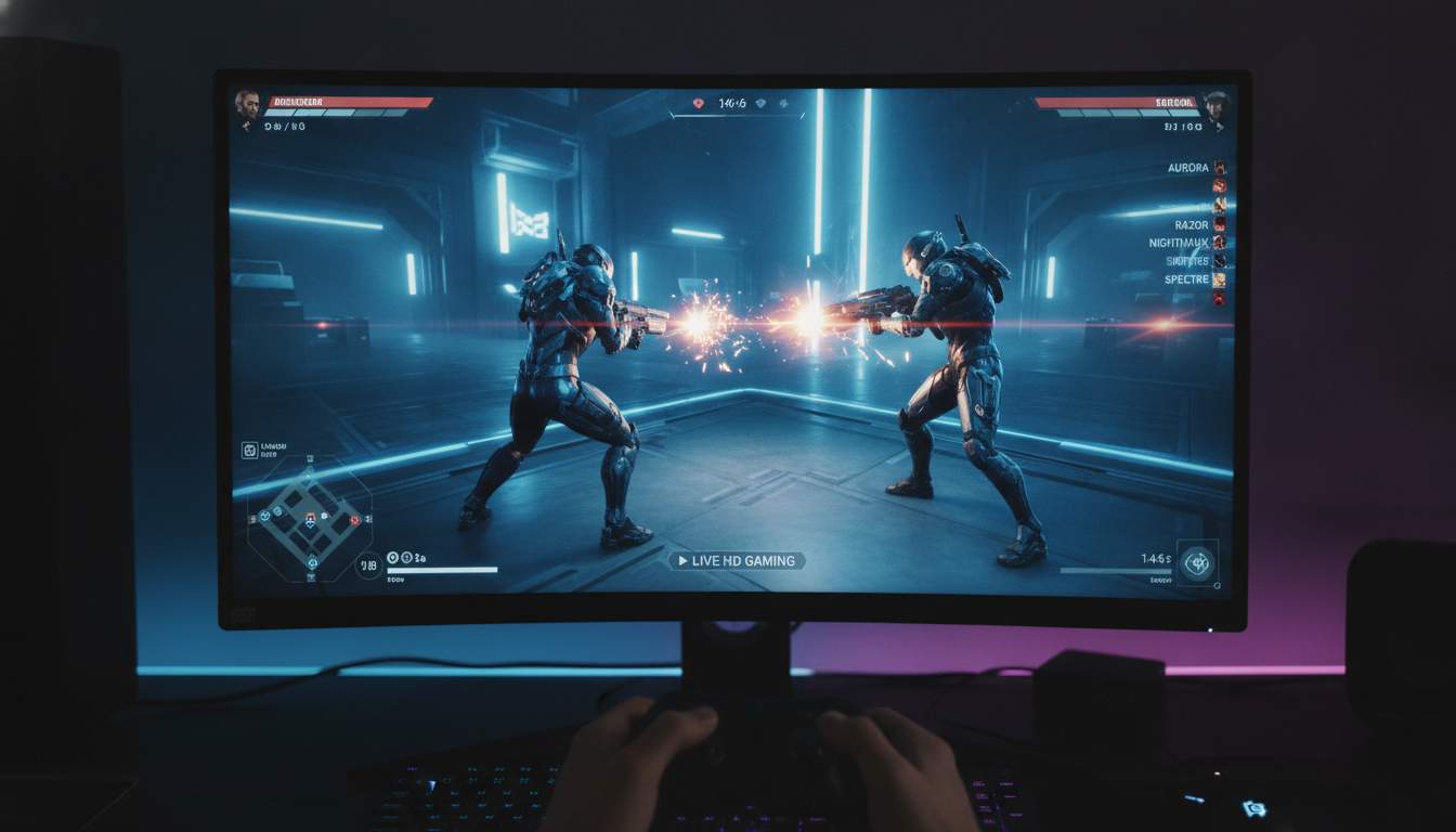 Qualité de streaming HD Streaming de jeu haute définition