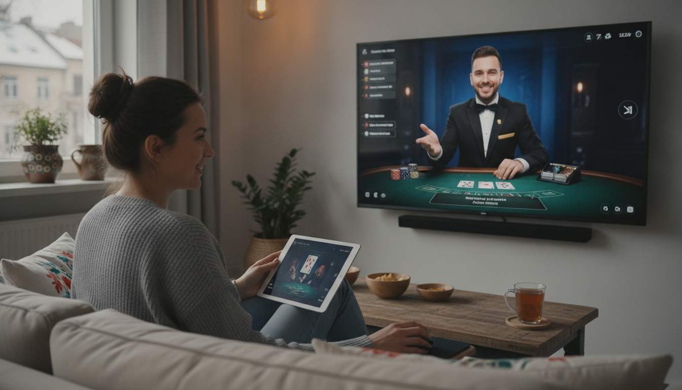 Live casino experience in HD quality